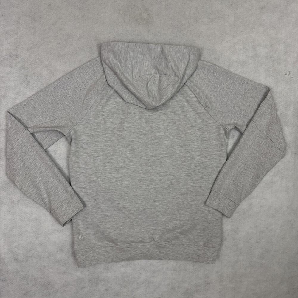 Lululemon City Sweat Pullover Hoodie Mens Large Heather Light Gray - Picture 5 of 8